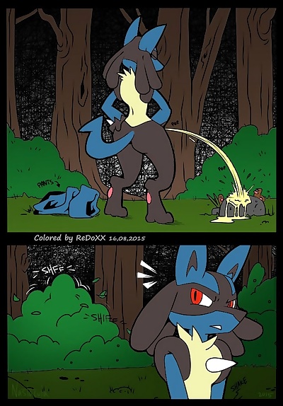  manga A Wild Lucario Appears, furry , pokemon  pictures