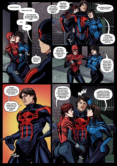  manga Like Spider-Father, Like.., superheroes , threesome 