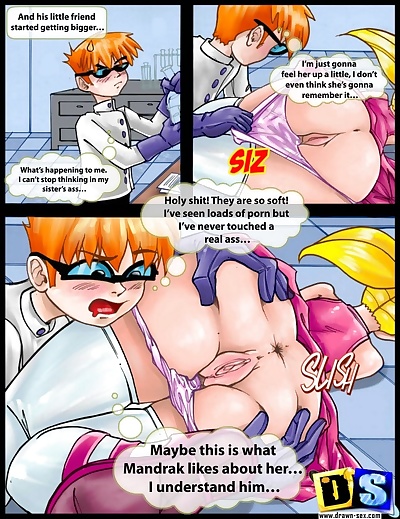  manga Dexters Laboratory Lust, incest , sister 