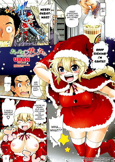 ภาษาอังกฤษ manga Oisogi♡Santa-san - Santa in a Rush, big breasts , anal 
