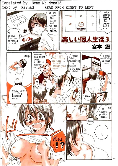 english manga Tanoshii Doujin Seikatsu 3, full color , manga  gender-bender