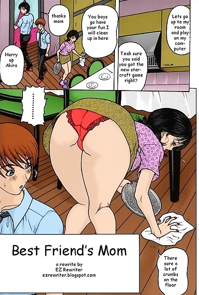 english manga Best Friends Mom, big breasts , milf 