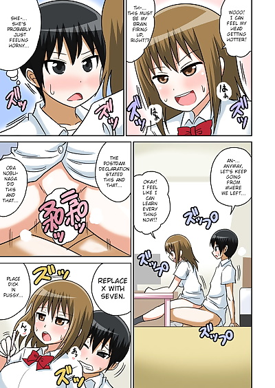 İngilizce manga sınıf arkadaşı için ecchi jugyou Ch 6, full color , manga 