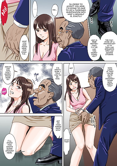 english manga Newhalf Prisoner, blowjob , full color 