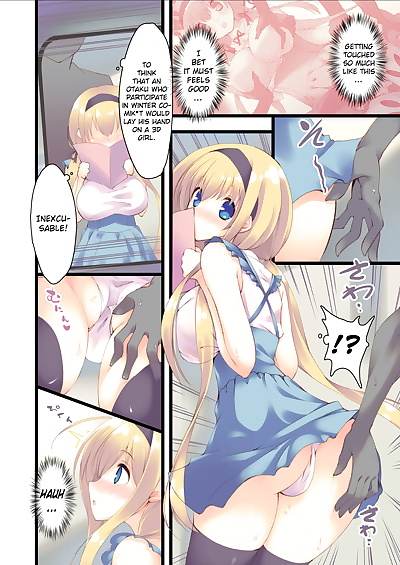 english manga Densha de yonde wa ikemasen., full color , manga  harem