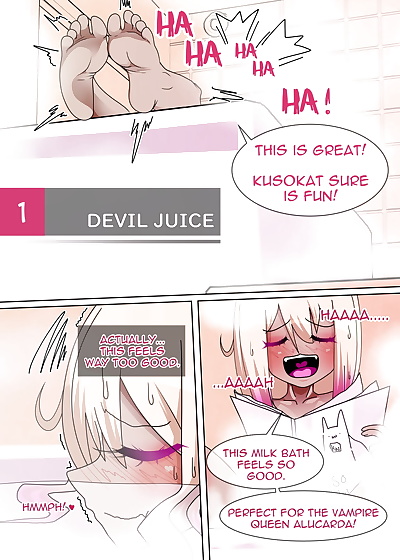 english manga Devil juice, full color , manga  mind-control