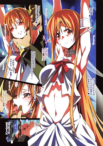  manga Sword Art Lilycization., asuna yuuki , oberon , full color , manga  doujinshi