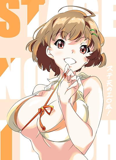manga pas de, big breasts , full color  mosaic-censorship