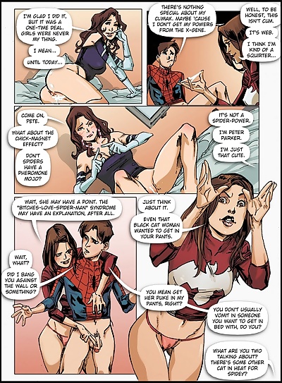  manga Spidercest 5, incest , superheroes  threesome