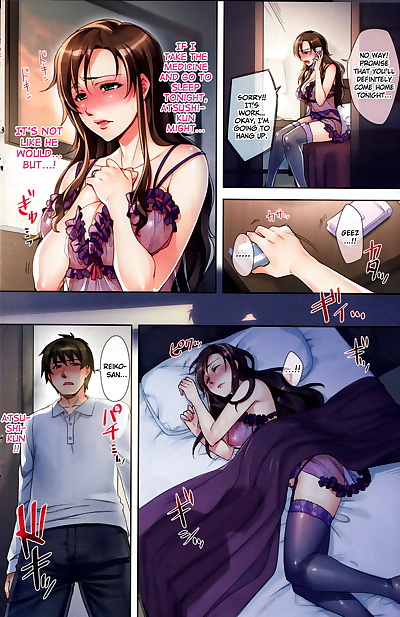 english manga Nemurenai Yoru wa... - Sleepless Night, big breasts , milf  garter-belt