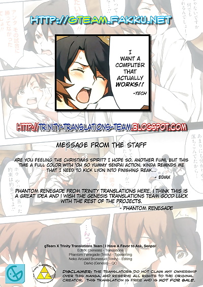 english manga Senpai Onegai! - I Have A Favor to.., full color , manga  full-color