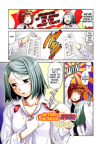 english manga Houkago Jijou - After-School Affairs, full color , manga  schoolgirl-uniform