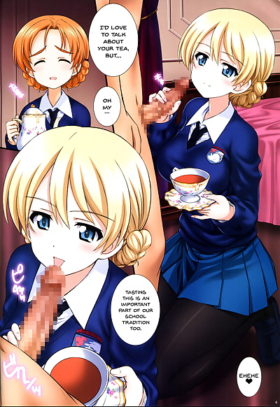 anglais manga gochuumon wa koucha desu ka??, darjeeling , orange pekoe , full color , manga 