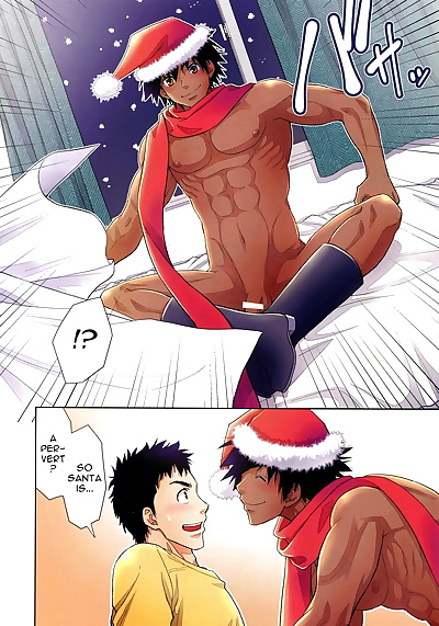 英语漫画 圣诞老人 ga 夜的 ni  唤醒 - 为什么 圣诞老人, anal , full color 