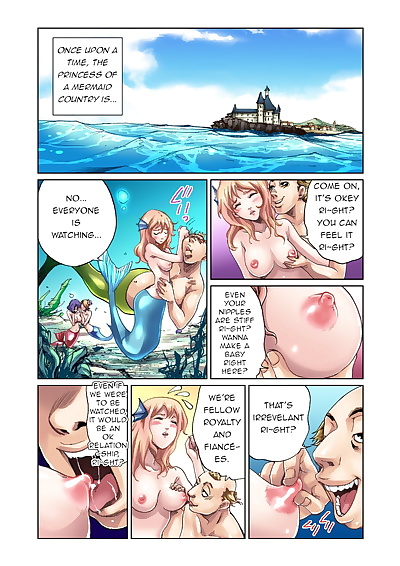 anglais manga otona pas de douwa ~ ningyo hime, big breasts , blowjob  full-censorship