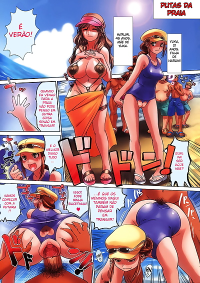 manga kosinüs bitchs Plaj - putas da Orla, big breasts , anal 
